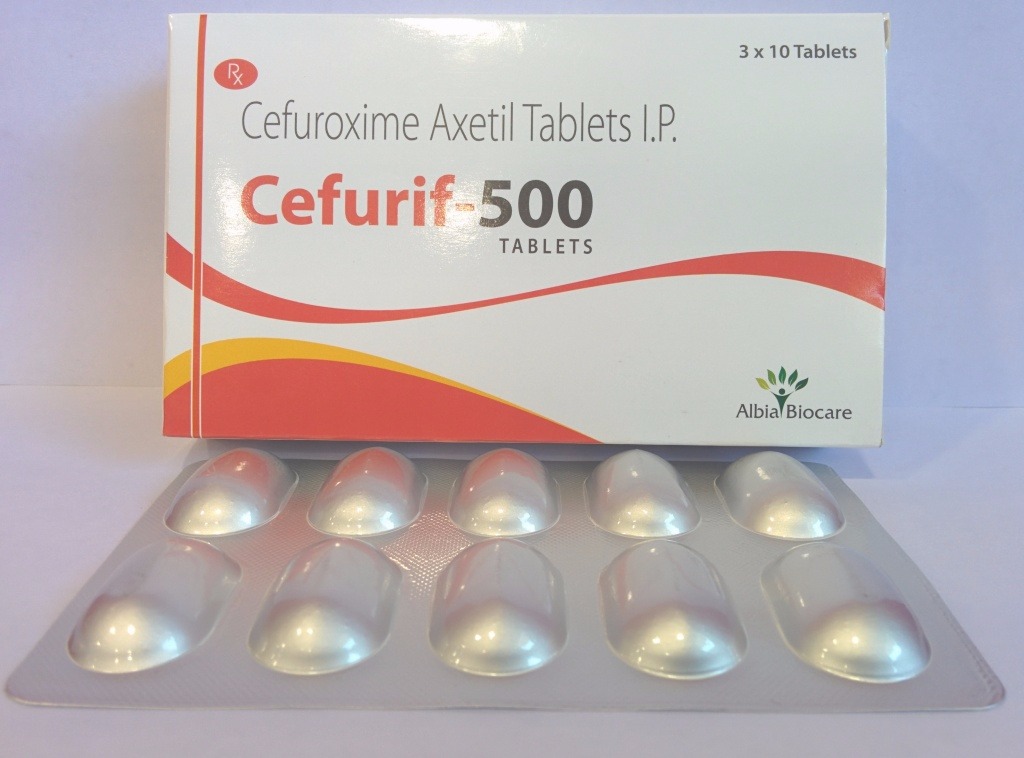 CEFURIF-500 TAB. | Cefuroxime Axetil 500mg (Alu-Alu)